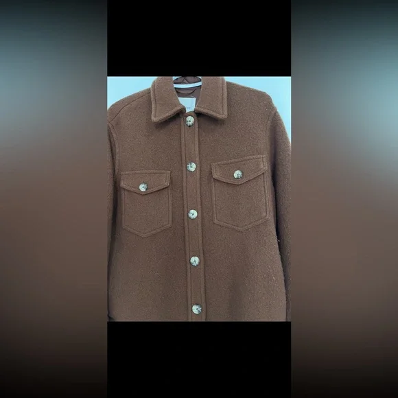 Wilfred Ganna Merino Wool Shirt Jacket XXS in cognac (copy) - Picture 3 of 6